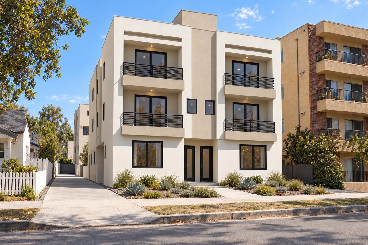 Concept rendering of the Tujunga residential development